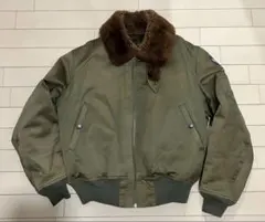 フライトジャケット 襟付き