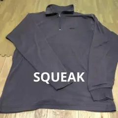 SQUEAK ダークグレー ハーフジップ トレーナー サイズ0