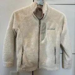 mont-bell フリースジャケット CLIMA AIR クリーム色