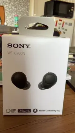 【新品未使用】SONY ワイヤレスイヤホン WF-C700N ブラックのサムネイル