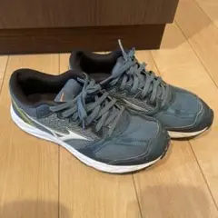 Mizuno キッズスニーカー 青/グレー23.0cm