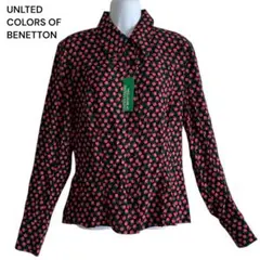 新品タグ付✨United Colors of Benetton 花柄長袖シャツ
