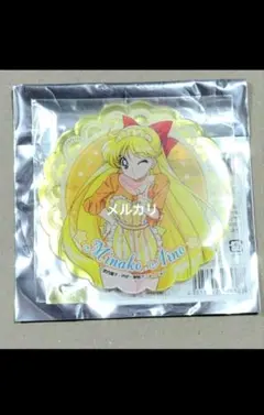 アイカツ！ アニONカフェ マグネット付きバッジ 神城カレン - メルカリ