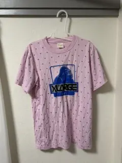 【レア・総柄】XLARGE エクストララージ ゴリラロゴ Tシャツ ピンク Sのサムネイル