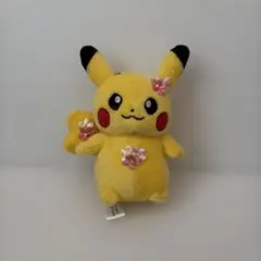 포켓몬 センター 피카츄 ぬいぐるみ マスコット 花飾り