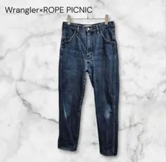 Wrangler×ROPE PICNIC デニムパンツ 股上深め テーパード Lのサムネイル