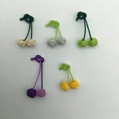 【メ12-181】ハンドメイド　さくらんぼ水引シールセット④