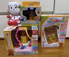 アンパンマン　おもちゃ等まとめ売り（４点）