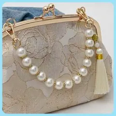 結婚式 ハンドバッグ がま口 パーテーバック 着物 手提げ パール