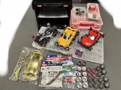 【引退】タミヤ ミニ四駆 3台 まとめ売り　その他パーツなど