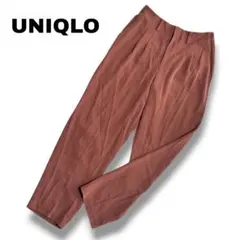 【ユニクロ】Mサイズ　ドレープリラックステーパードアンクルパンツ　美シルエット