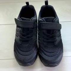 瞬足　ブラック　スニーカー　19.5cm