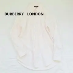 BURBERRY London 長袖シャツ　ストライプ　M　ホース刺繍のサムネイル