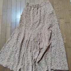 花柄 ロングスカート
