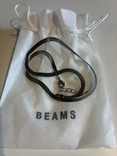 BEAMS スネークチェーン ネックレス　シルバー