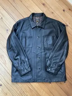 schott huf レザー　カバーオール　L
