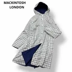 マッキントッシュロンドン フーデッド リバーシブルコート チェック