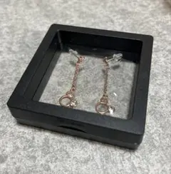 Disney ピアス ピンクゴールド ダイソー　ミッキー、ミニー