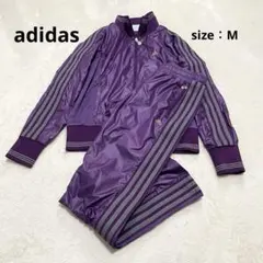 adidas アディダス セットアップ 上下セット ナイロン　シャカシャカ