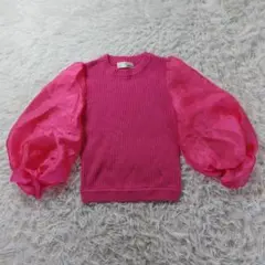 LILY BROWN(リリーブラウン) ボリュームスリーブプルオーバー ニット