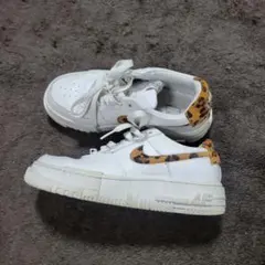 ナイキNIKE AF1 ピクセルSE ウィメンズスニーカーレオパード23.5cm
