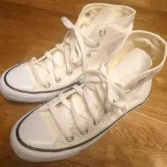 USED 美品 CONVERSE ハイカットスニーカー 23.5cm ホワイトのサムネイル