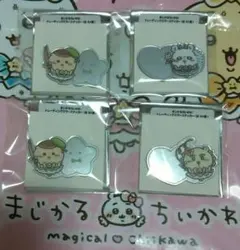 まじかるちいかわトレーディングミラーステッカー ☆モモンガ、くりまん、シーサー
