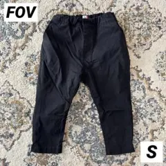 FOV テーパードスリムパンツ S（90〜100）ブラック アジャスター付き