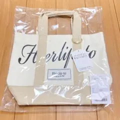 Her lip to Canvas Mini Tote white - メルカリ
