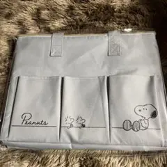 Peanuts スヌーピー ポケットいっぱいバッグ グレー 新品