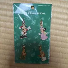 東京ディズニーリゾート クリスマス　ファスナーチャームセット