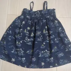 マリンアロハ柄 2WAYチュニック　ハワイ　海外　旅行