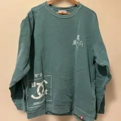 パンクドランカーズ　SENDAGAYA N°89 グリーン トレーナー