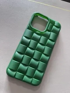 iPhone15pro max用グリーンケース
