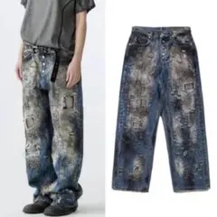 未使用】doublet 22SS PHOTO STITCH PANTS 刺繍 - メルカリ
