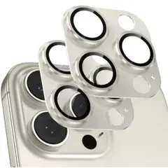 iPhone15Pro用 / 15ProMax 用カメラレンズカバー 2枚入り