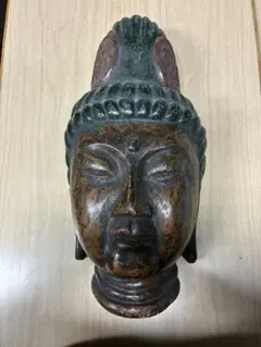 カンボジア アンコールワット 四面の顔の仏像 青銅製 約20cm - メルカリ