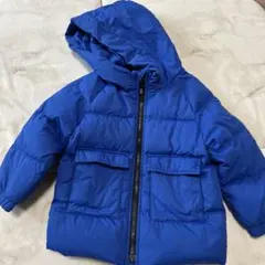 GAP フード付きダウンジャケット 青