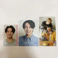 松田元太　デタカ　厚紙　カード　トレカ　Travis Japan まとめ売り