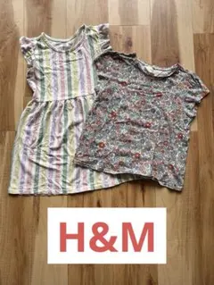 H&M ワンピース・Ｔシャツ　2枚セット