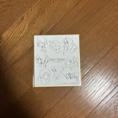 映画　銀河特急ミルキー☆サブウェイ　入場者特典 ミニ色紙　各駅停車劇場行き