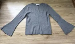 美品★ニット　グレー　LOWRYS FARM （Mサイズ）