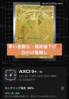 極美品・PSA10用 初期傷無しセンタリング97%】メガダークライex MUR