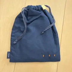 ANA 巾着袋 ネイビー 整理用ポーチ