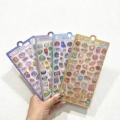 ぷっくり 3D うるちゅる シール