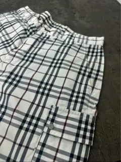BURBERRY BLUE LABEL 2点セット チェック リボン パンツ - メルカリ