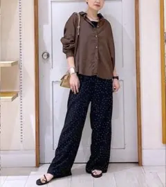 GLOBAL WORK シャツ ブラウン 58のサムネイル