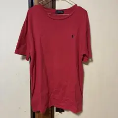 POLO 赤 半袖 Tシャツ