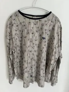 美品★フェリシモ　長袖 カットソー ベージュ Lのサムネイル