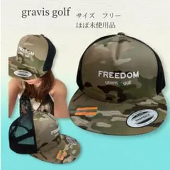 gravis golf FREEDOM 迷彩キャップのサムネイル